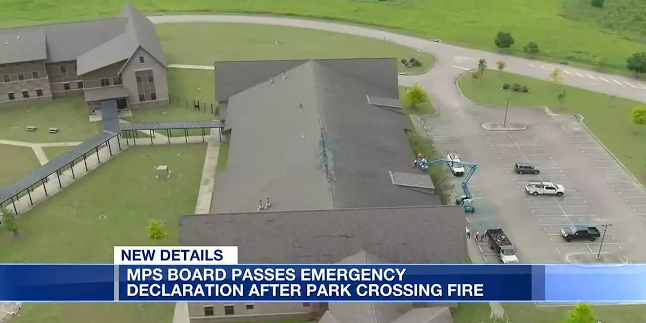 School board passes emergency declaration following Park Crossing High School fire