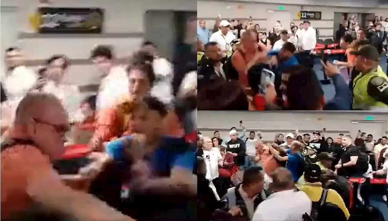 ¡Qué 'muñequera'!: bochornosa pelea en la sala de espera del aeropuerto Ernesto Cortissoz