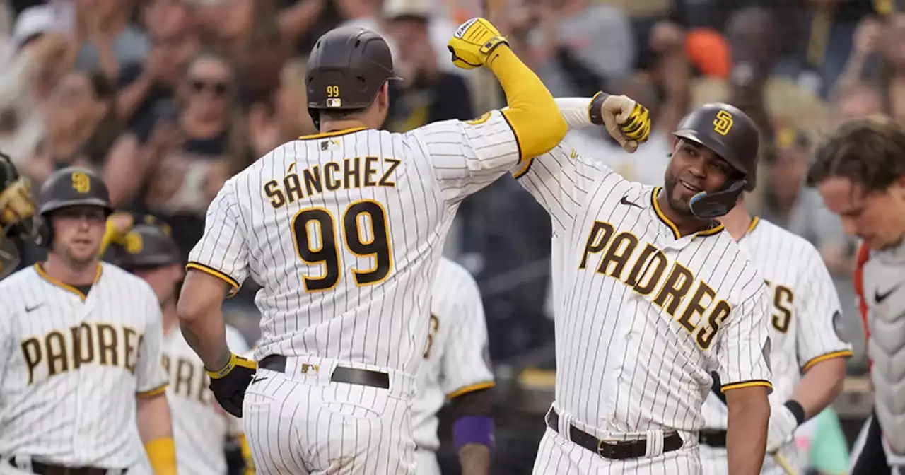 Sanchez hits Padres' first grand slam of season in 10-3 win over Orioles