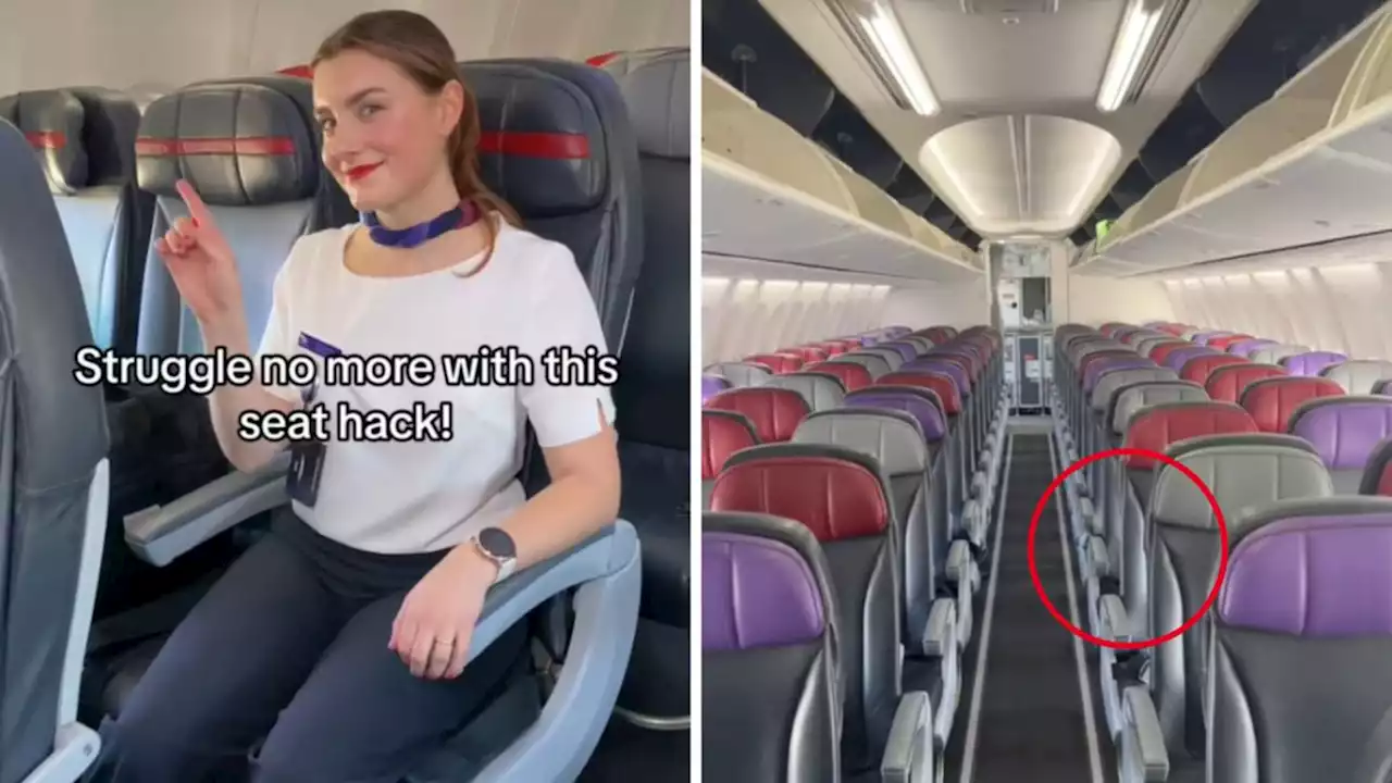 Flight attendant reveals secret lever that will give you ‘wider legroom’ on planes