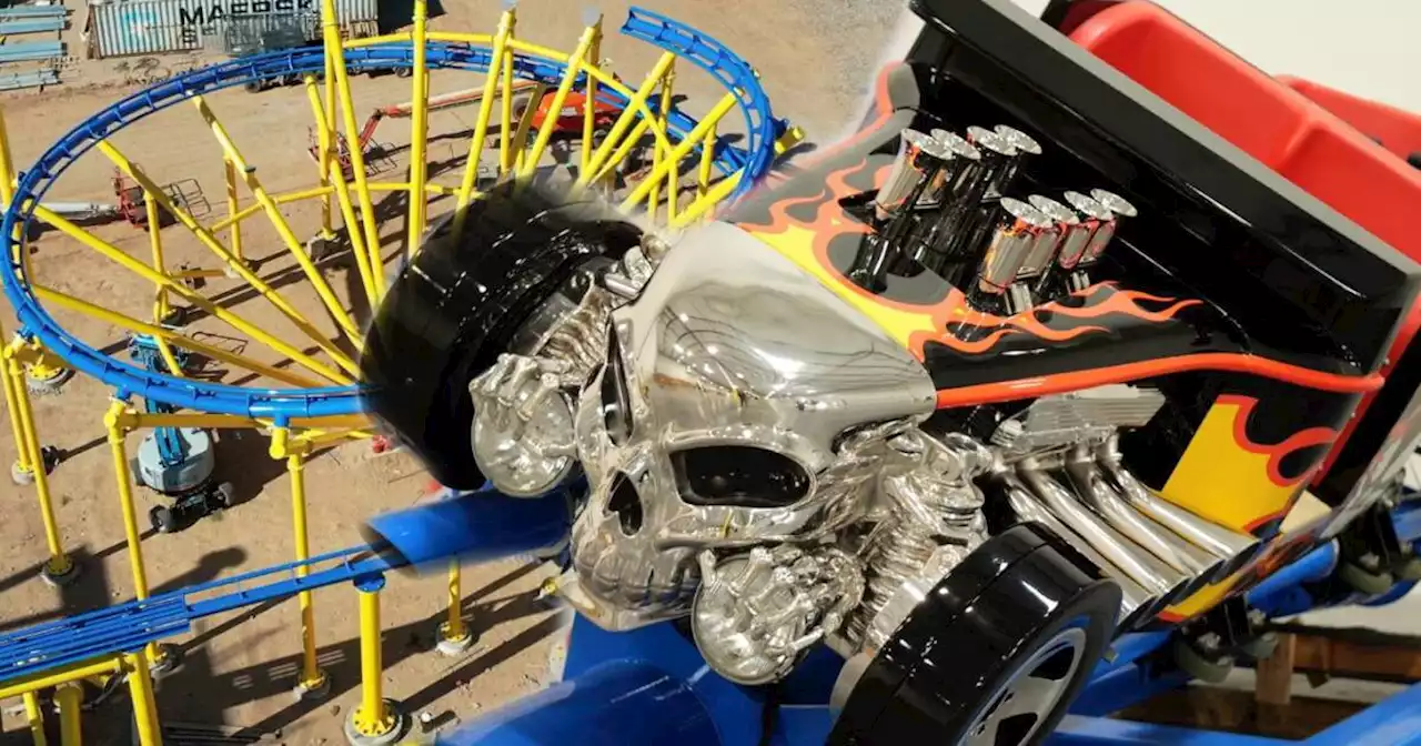 Mattel Adventure Park: here’s a sneak peek of the “Bone Shaker Rollercoaster”