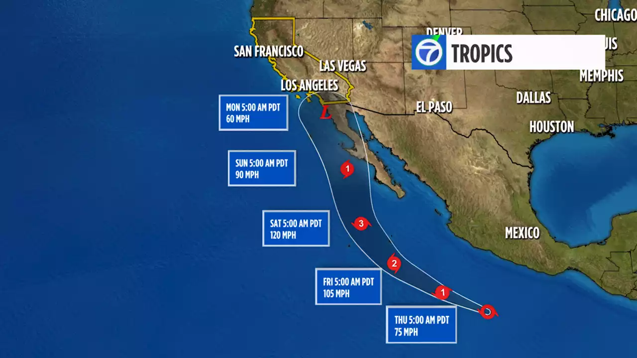 Here's how Tropical Storm Hilary will impact Bay Area, Southern California