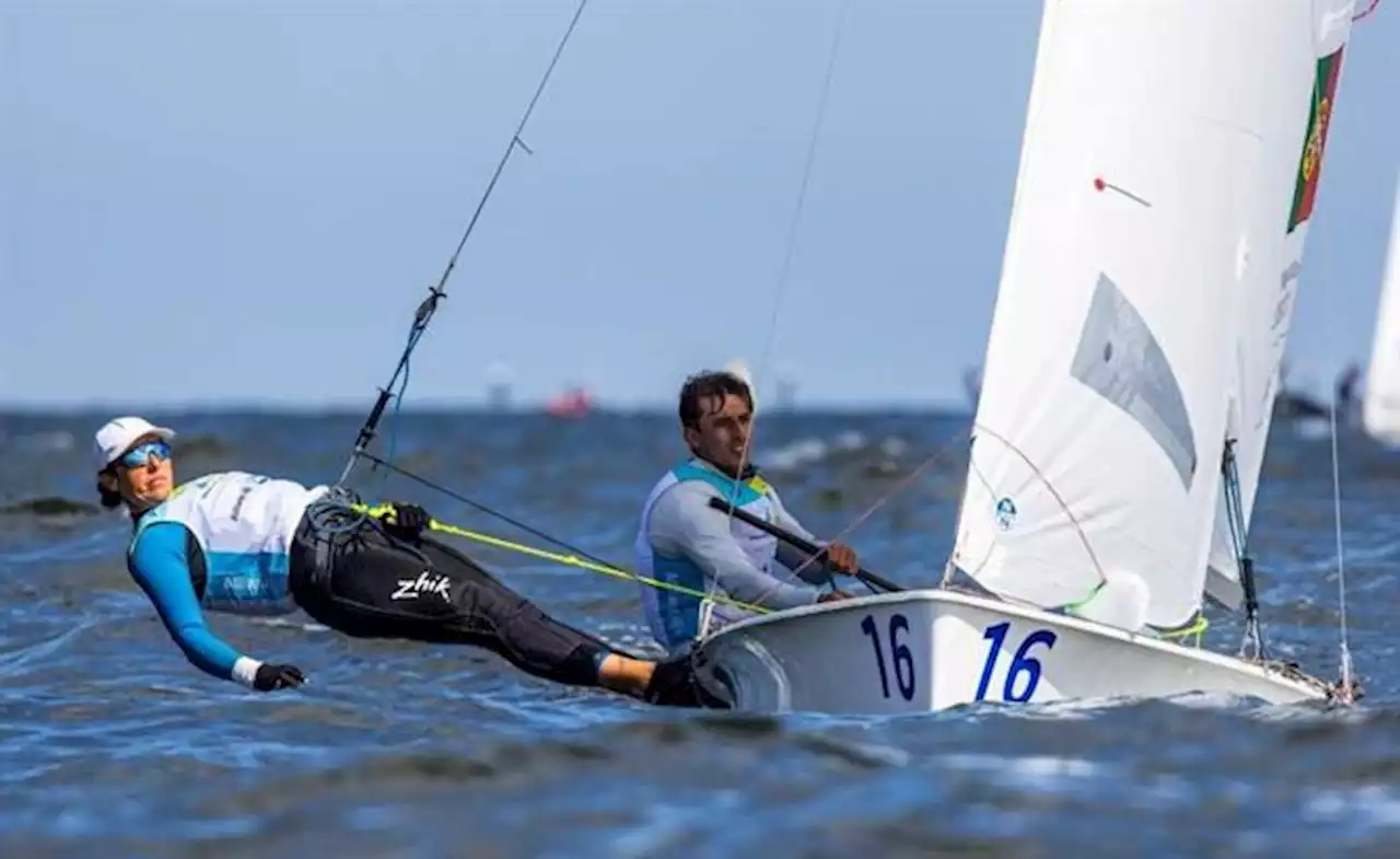 Classe 470 com lugar em Paris-2024 antes regata das medalhas (Vela)