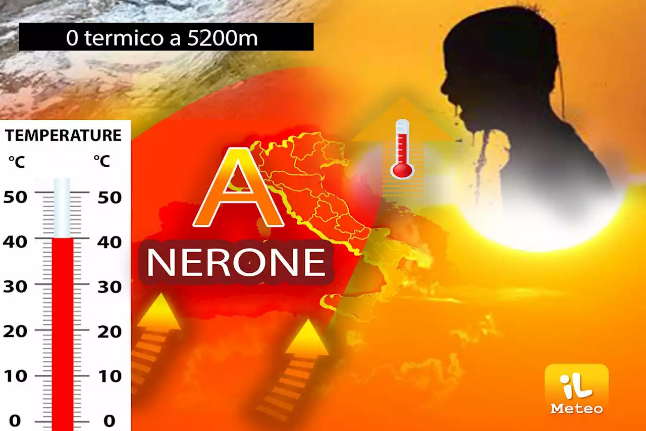 Nerone alla massima potenza, picco del caldo africano dal weekend: previsioni meteo oggi e domani