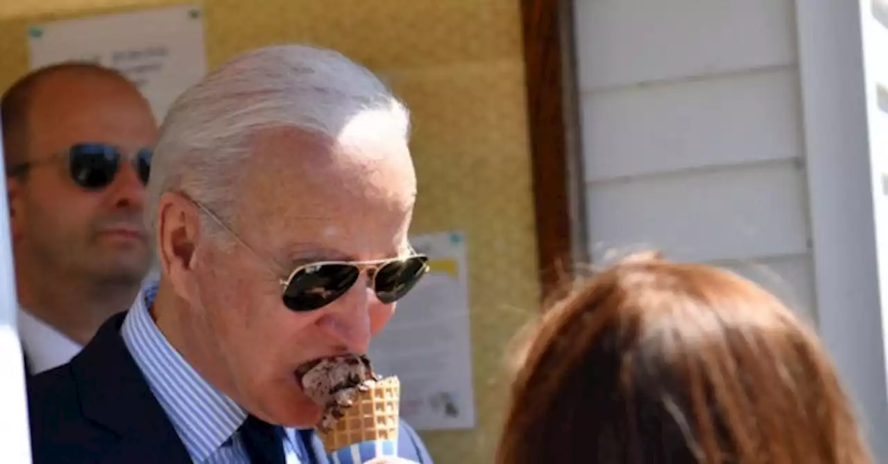 Biden Tells Kids He Knows 'Good Ice Cream Places' Nearby, 'Come Talk to Me'