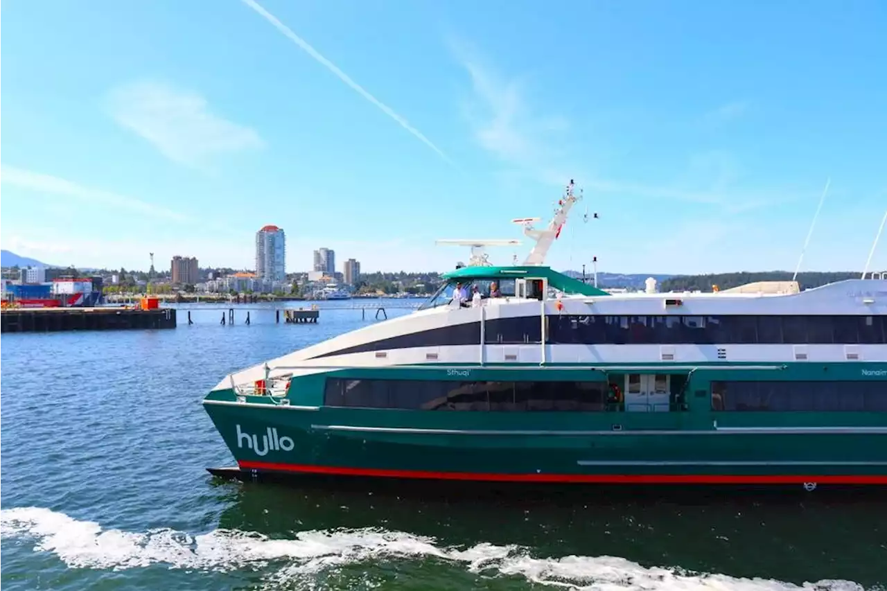 After two-day delay, Hullo ferries set sail between Nanaimo and Vancouver