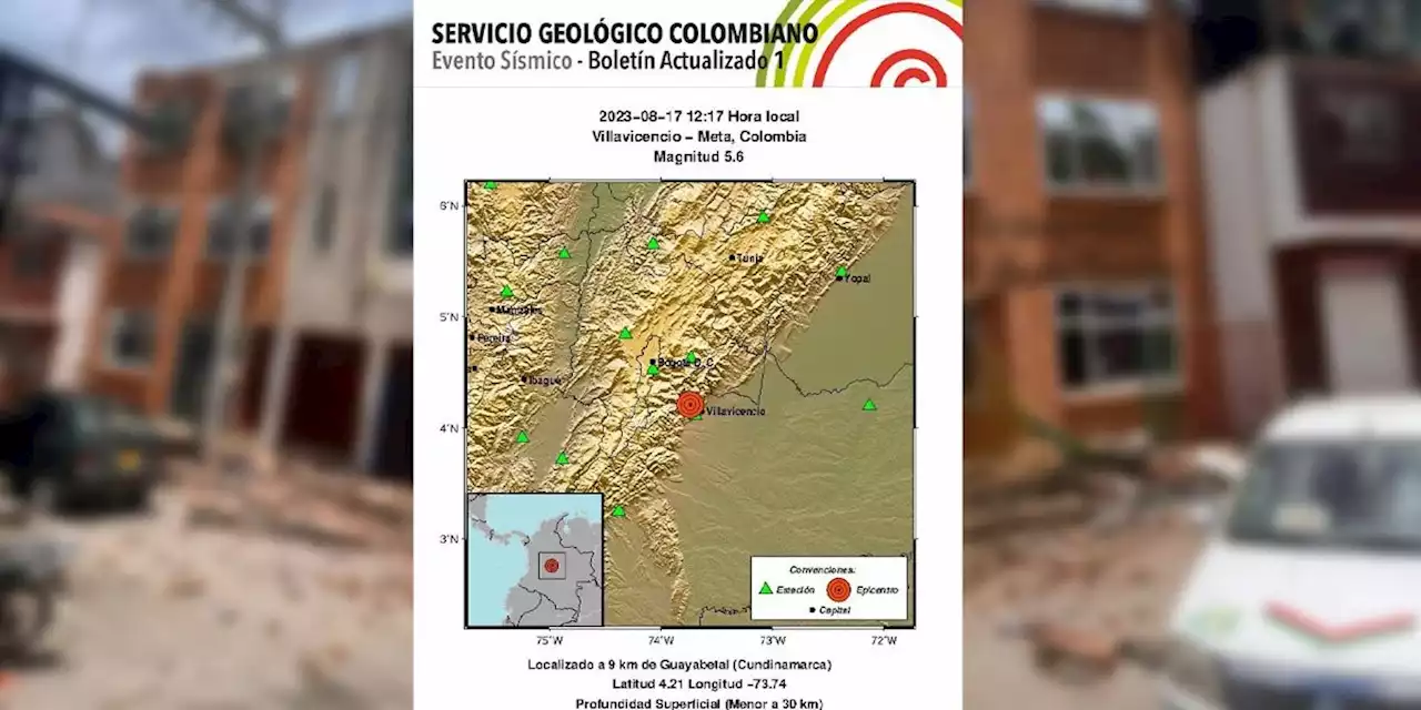 “Un susto terrible”: así vivió los temblores Villavicencio, epicentro de los sismos; gobernador de Meta habló