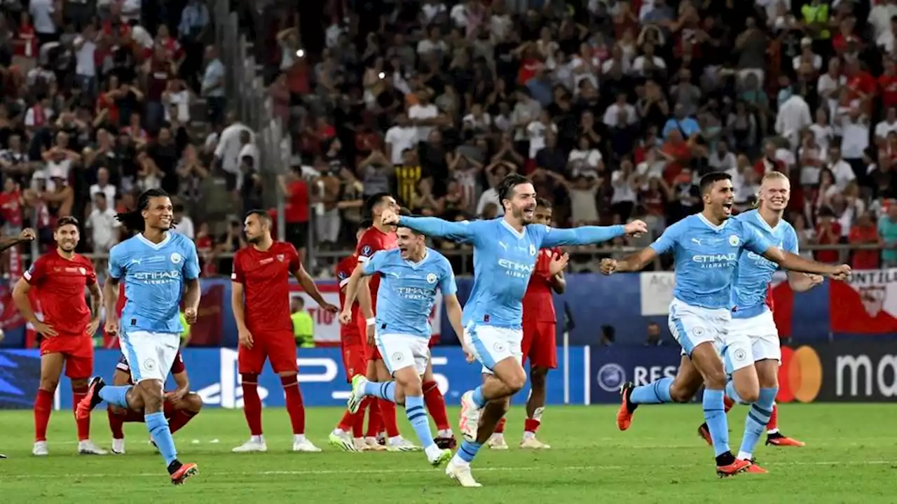 Football : Manchester City remporte la Supercoupe d'Europe contre Séville aux tirs au but