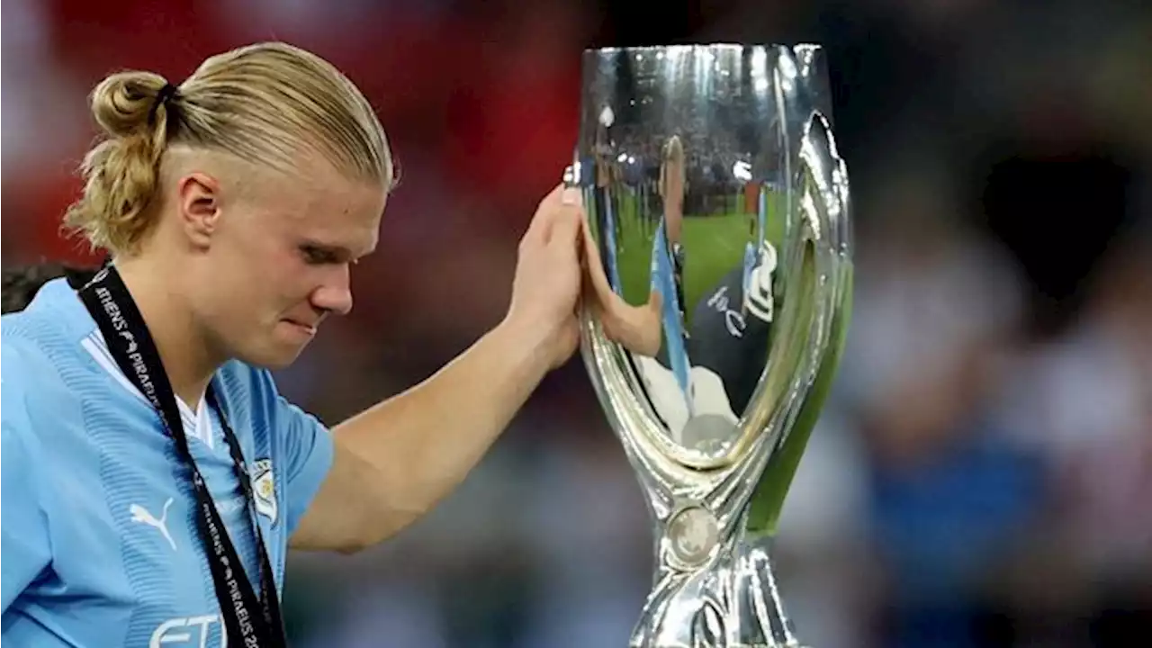 City Juara Piala Super, Haaland Jadi Striker Butut di Partai Penting