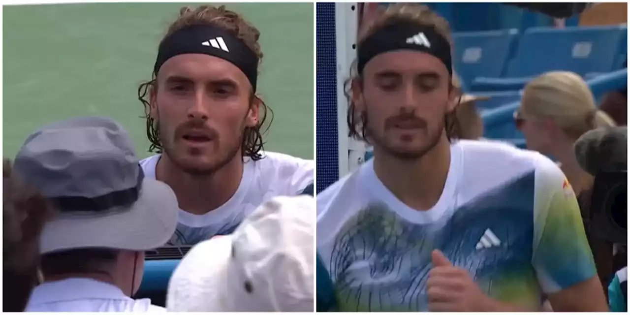 Tsitsipas furioso, il gesto che ha fatto la tifosa è surreale: 'È un'ape'