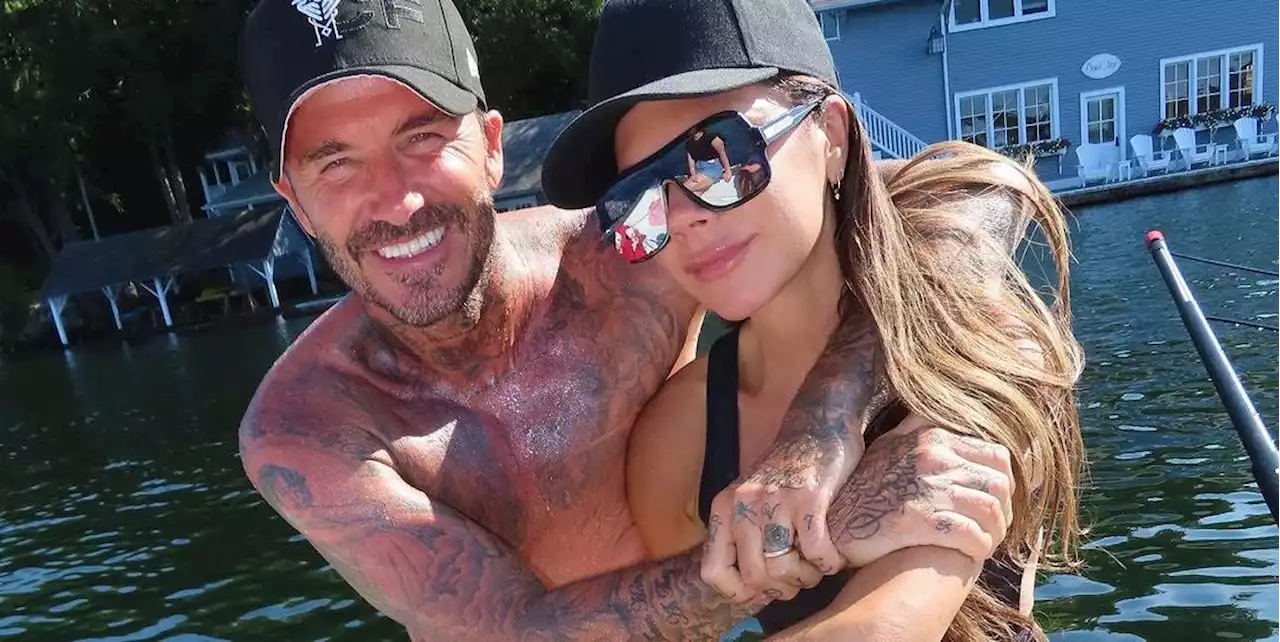 I Beckham sono in Italia per le loro vacanze