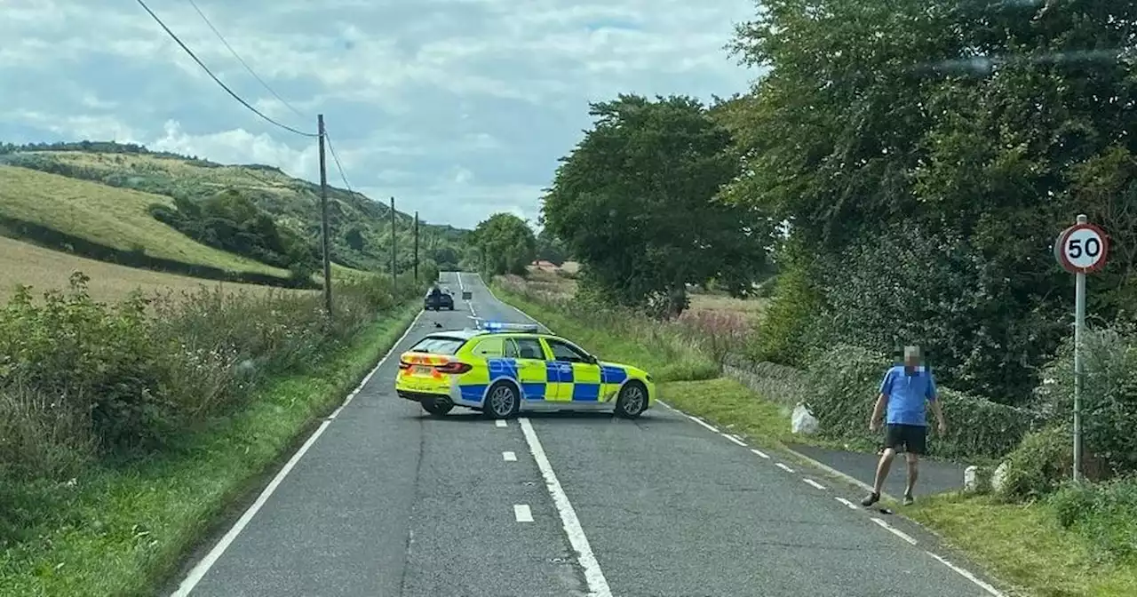 Biker 'fighting for life' in hospital after cops shut Scots road for nine hours