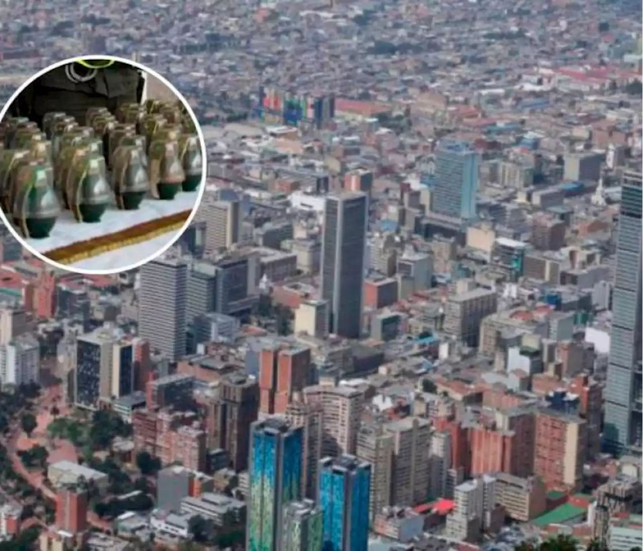 En operativo en Bogotá encuentran arsenal con 295 granadas y otros explosivos