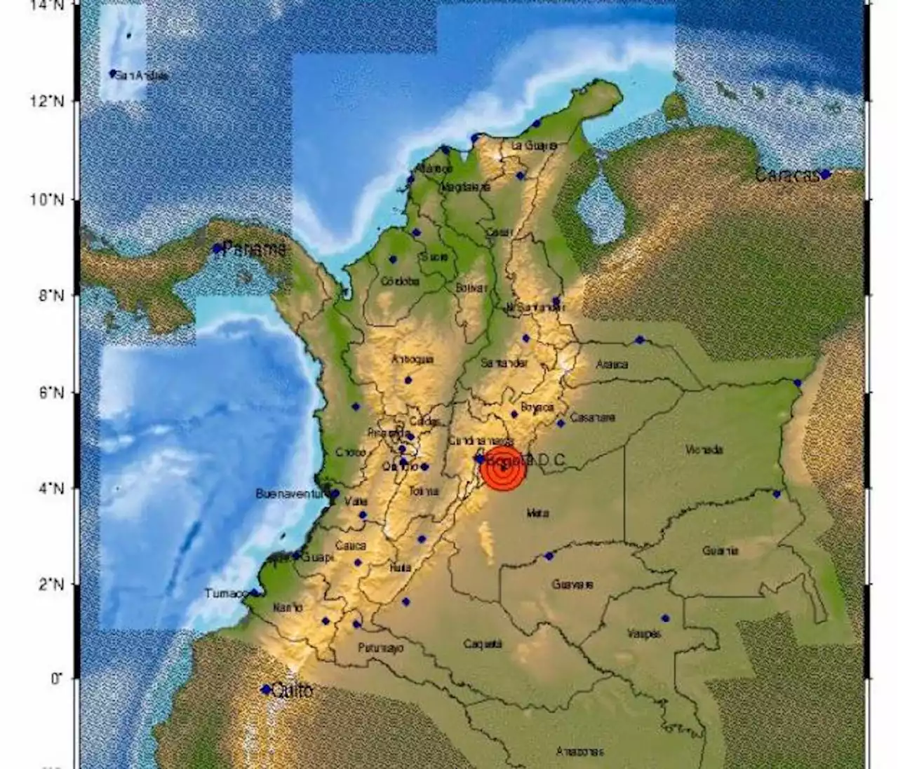 Sismo de 5.9 de magnitud sacude a Bogotá y otras regiones del país