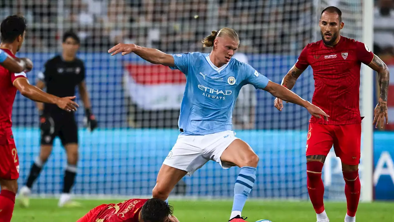 Supercoupe d'Europe : Le Manchester City d'Erling Haaland titré après sa victoire aux tirs au but contre Séville