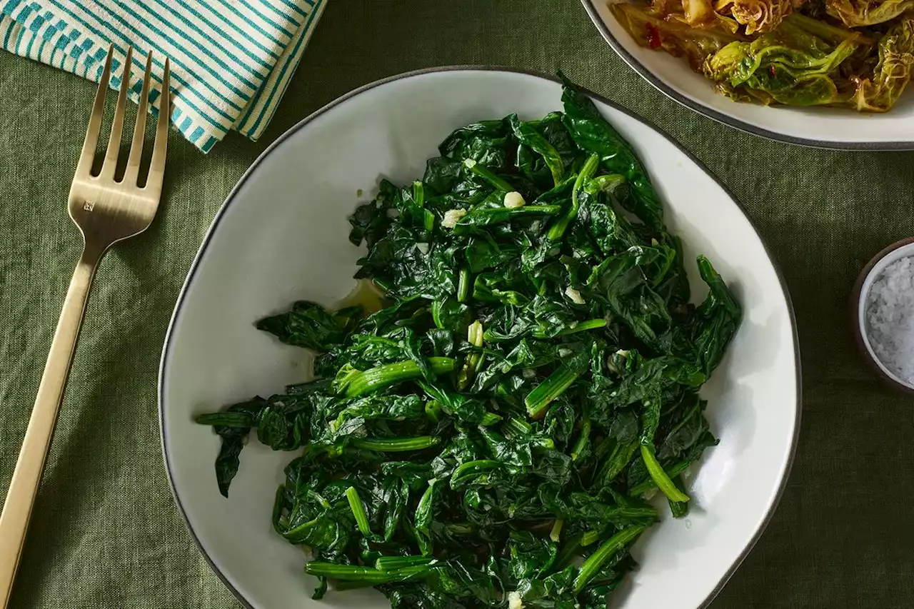 Garlic Stir-Fried Spinach Recipe on Food52