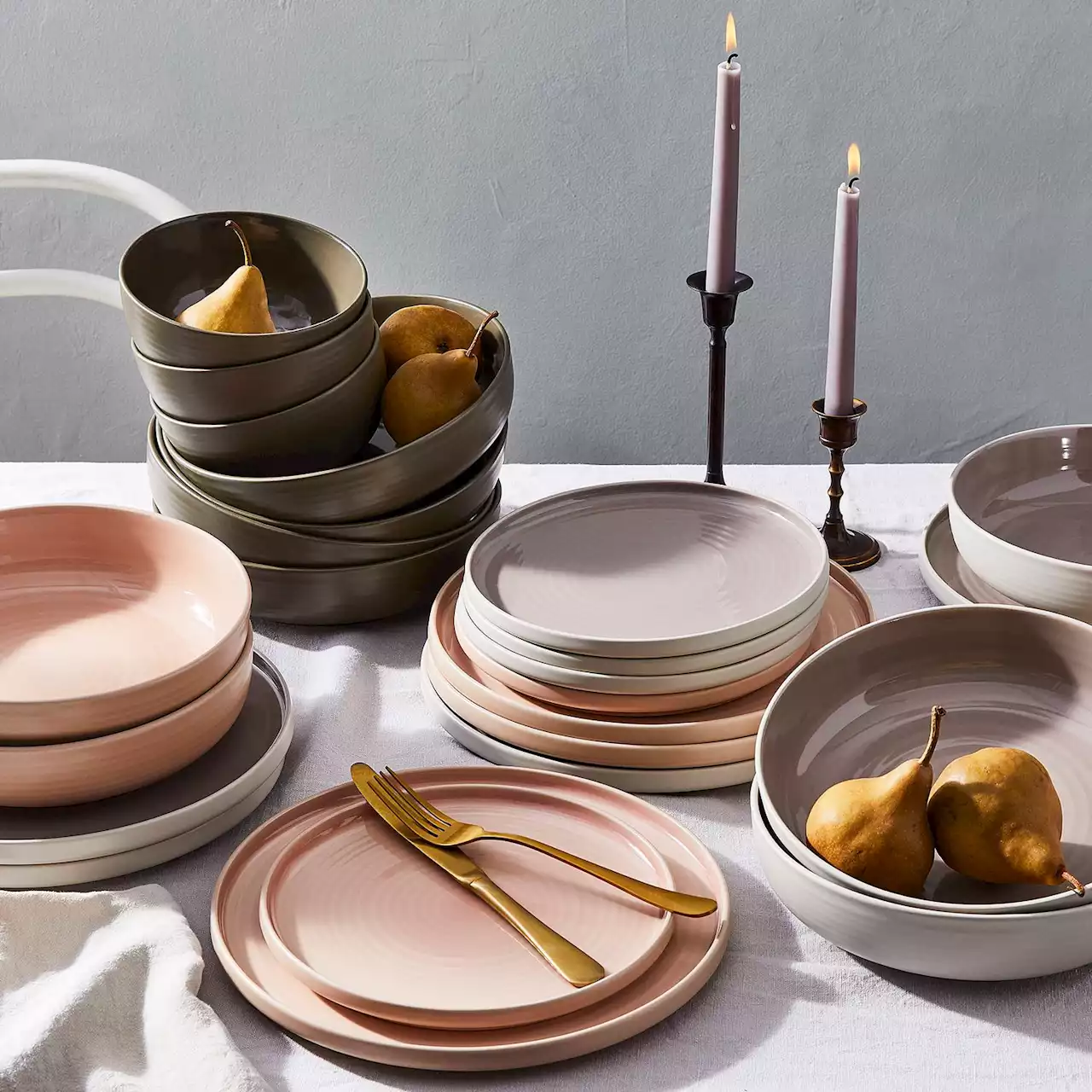 Hawkins New York Essential Dinnerware, Stoneware, 6 Colors