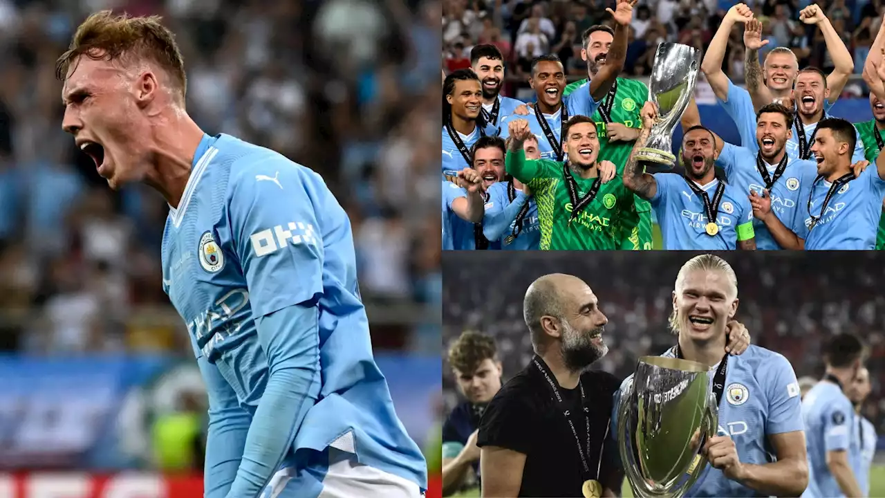 Man City player ratings vs Sevilla: Superb Cole Palmer helps to deliver a fourth UEFA Super Cup for Pep Guardiola