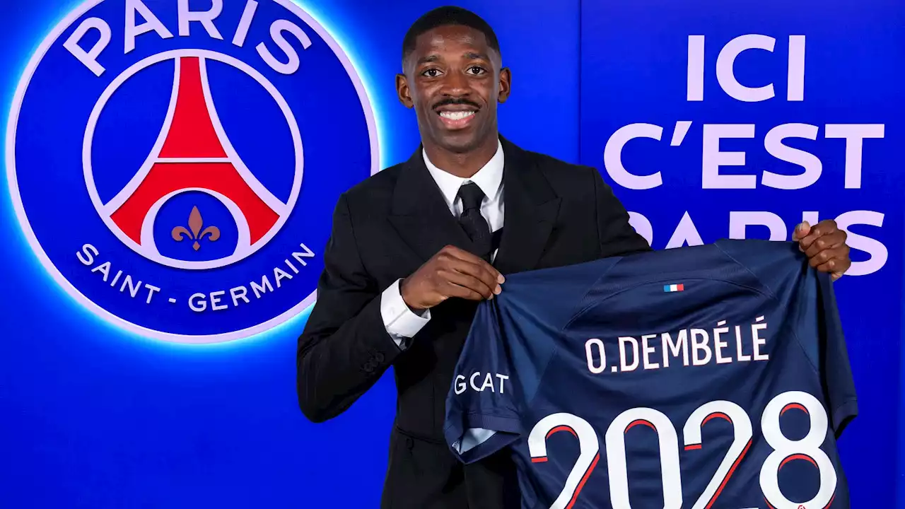 Ousmane Dembele follows Neymar, Ronaldinho and Zlatan Ibrahimovic as PSG shirt number is confirmed