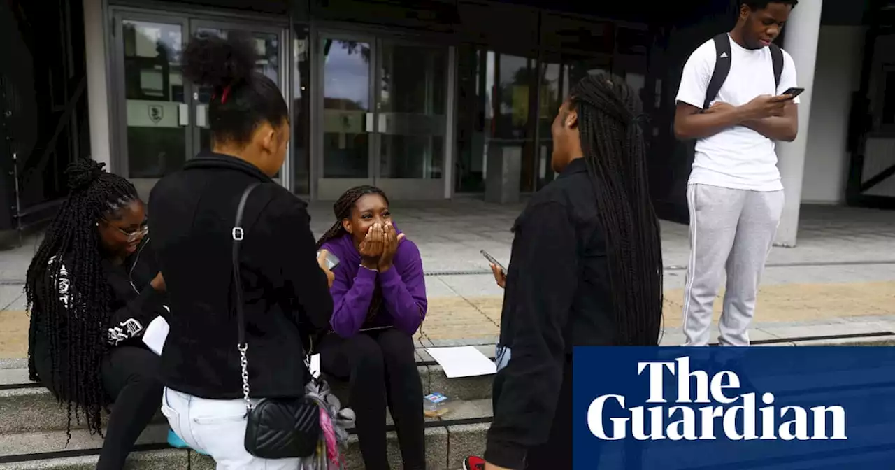 A-level results in England show biggest drop on record