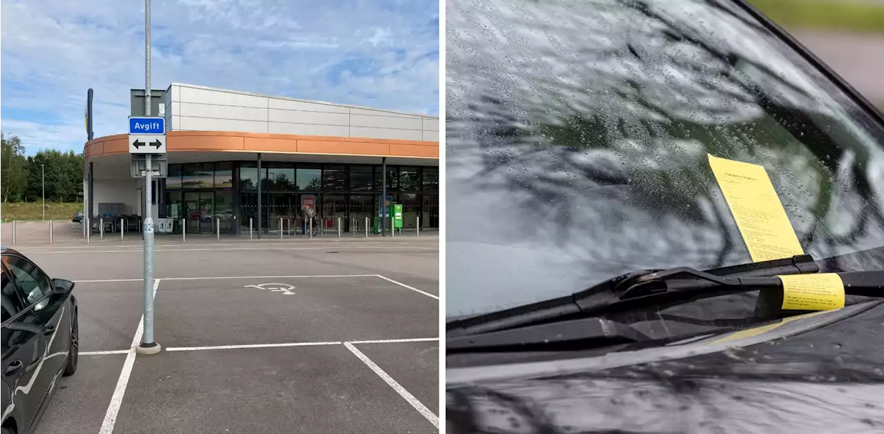 Efter parkeringsilskan: Nu finns ny skylt vid Lidl