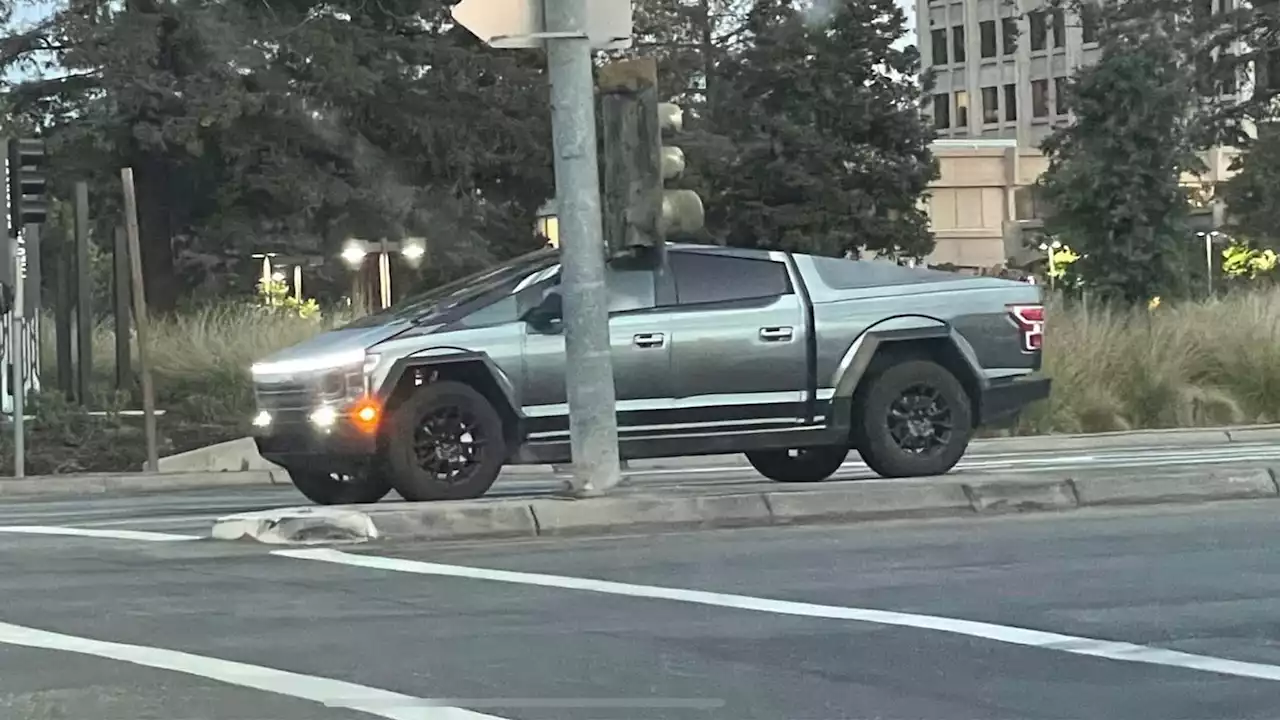 UPDATE: Tesla Cybertruck Shows Off Its Ford F-150 Persona Some More