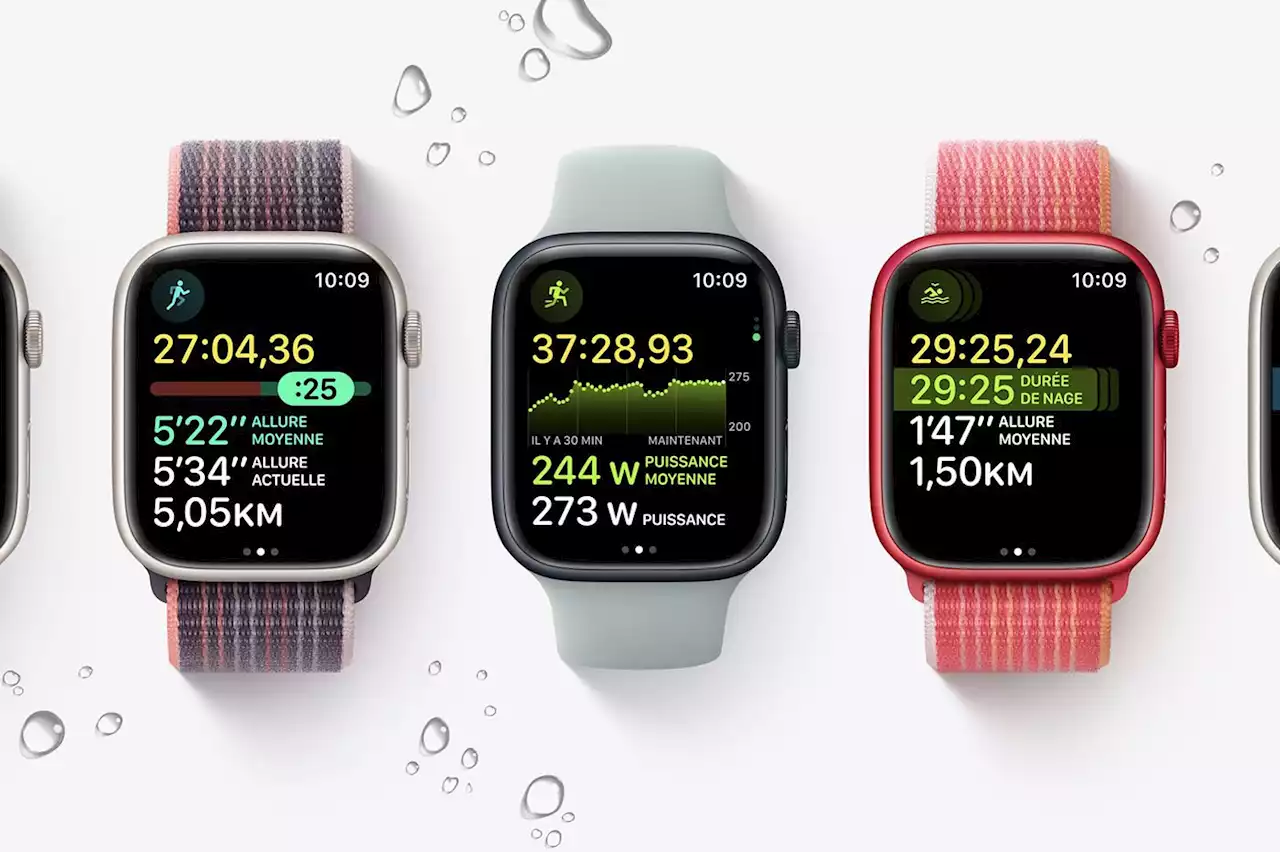 Apple Watch Series 8 : fiche technique, prix et avis