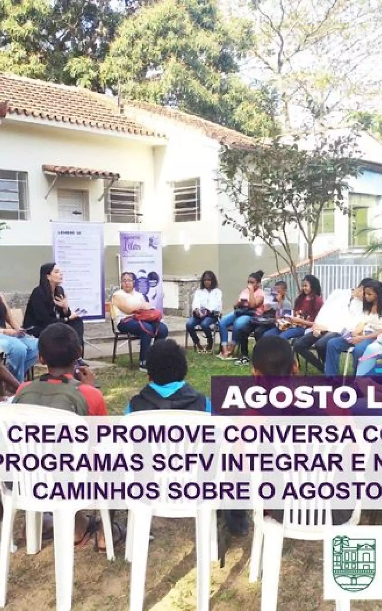 Palestra no CRAS promove conscientização sobre violência contra a mulher no contexto do