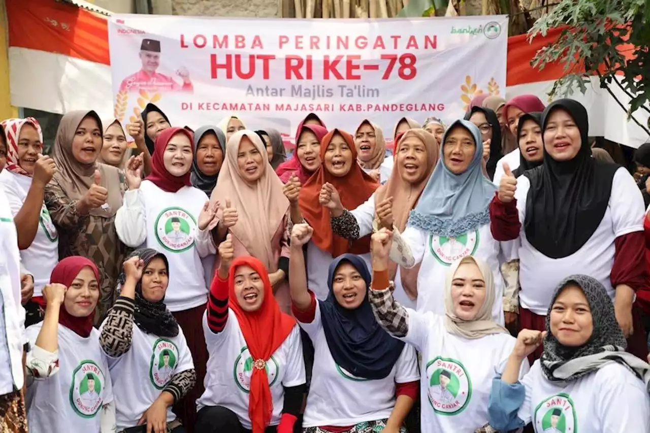 Santri Dukung Ganjar Rayakan HUT Kemerdekaan dengan Doa Bersama dan Lomba