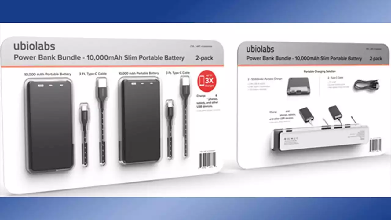 Recall alert: 350K power banks recalled due to potential fire hazard