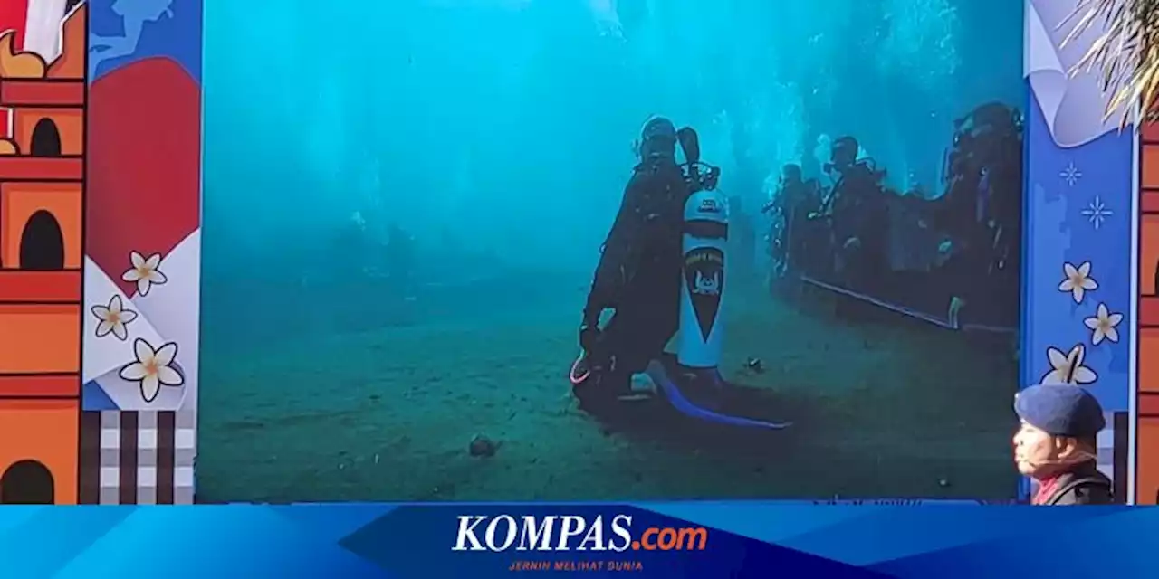 Kibarkan Merah Putih Bawah Laut, Ditjen Kebudayaan Ingatkan Cagar Budaya Bawah Laut