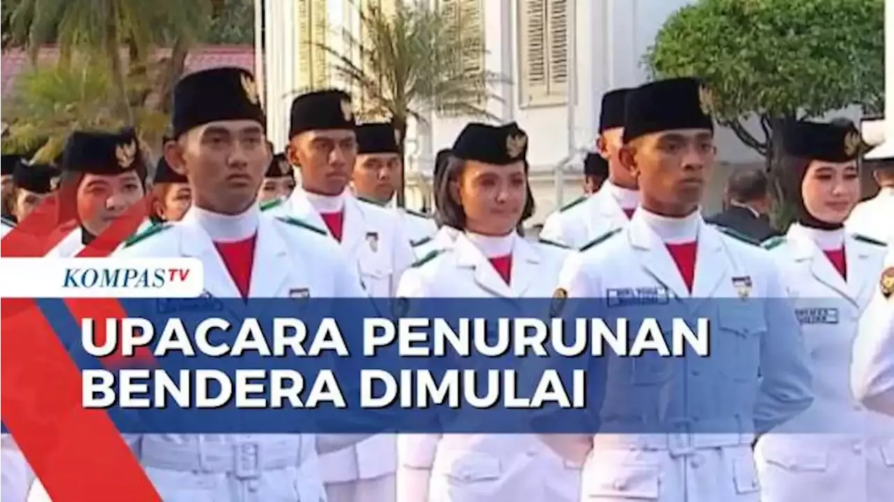 Upacara Penurunan Bendera Merah Putih Hut Ke 78 Ri Di Istana Merdeka Dimulai 5726