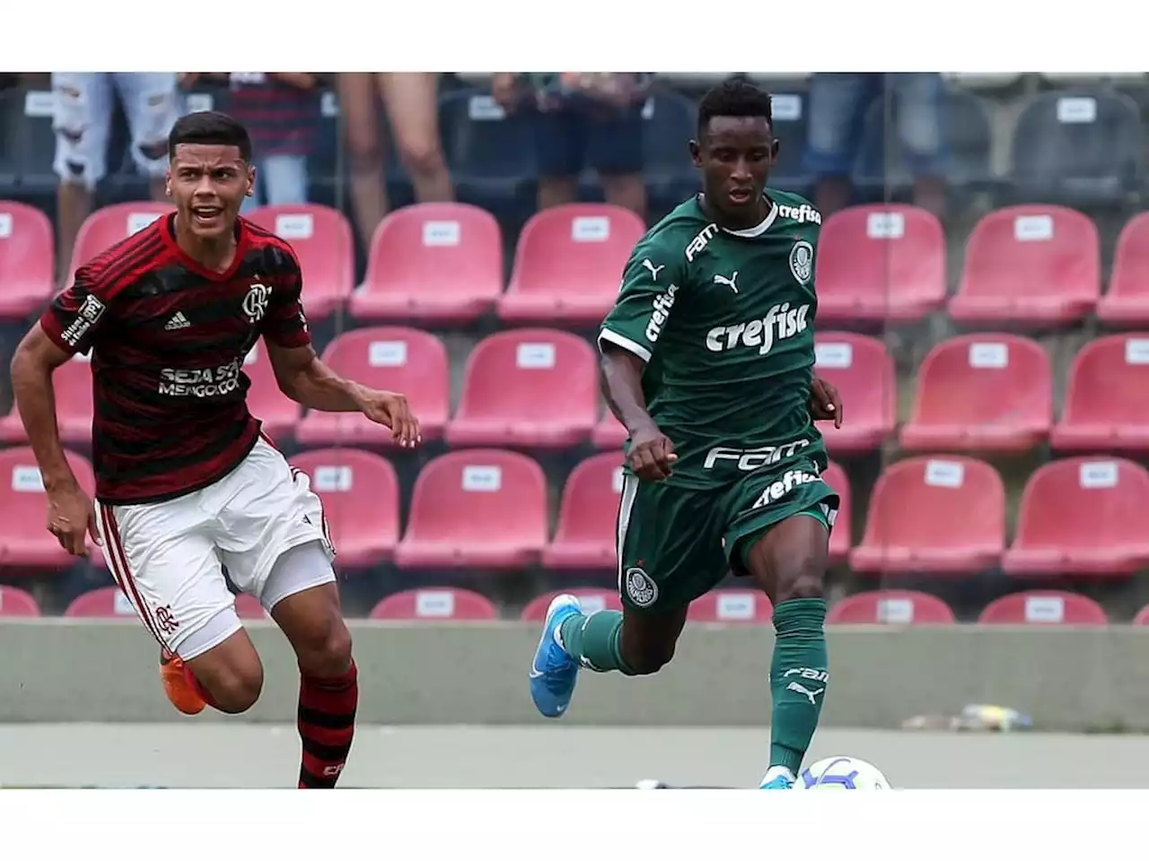 Último Palmeiras x Flamengo valendo título Brasileiro Sub-20 teve Menino x Richard Rios