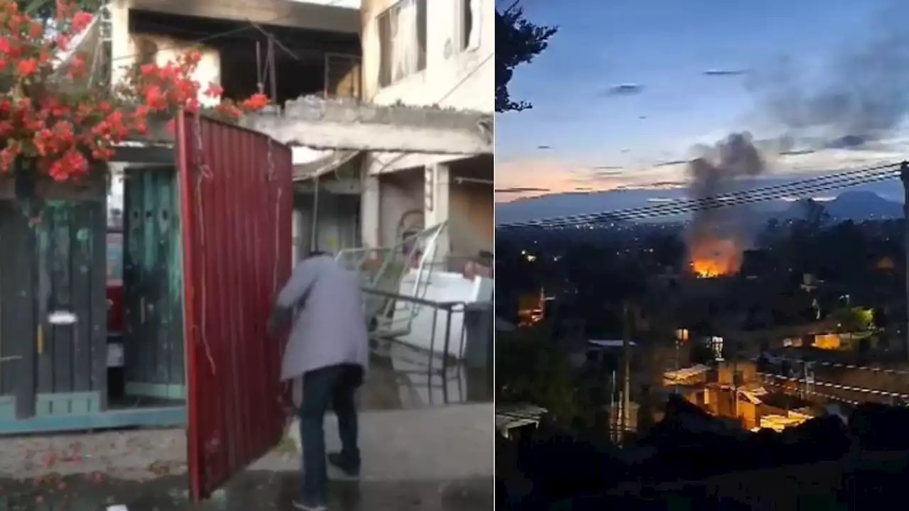 Impactantes VIDEOS de una fuerte explosión de gas en Xochimilco; hay varias viviendas afectadas