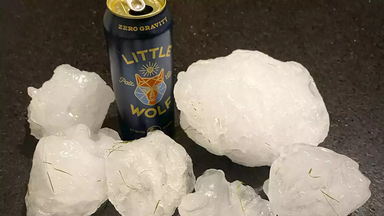 Large ice chunk falls from sky and damages house in US