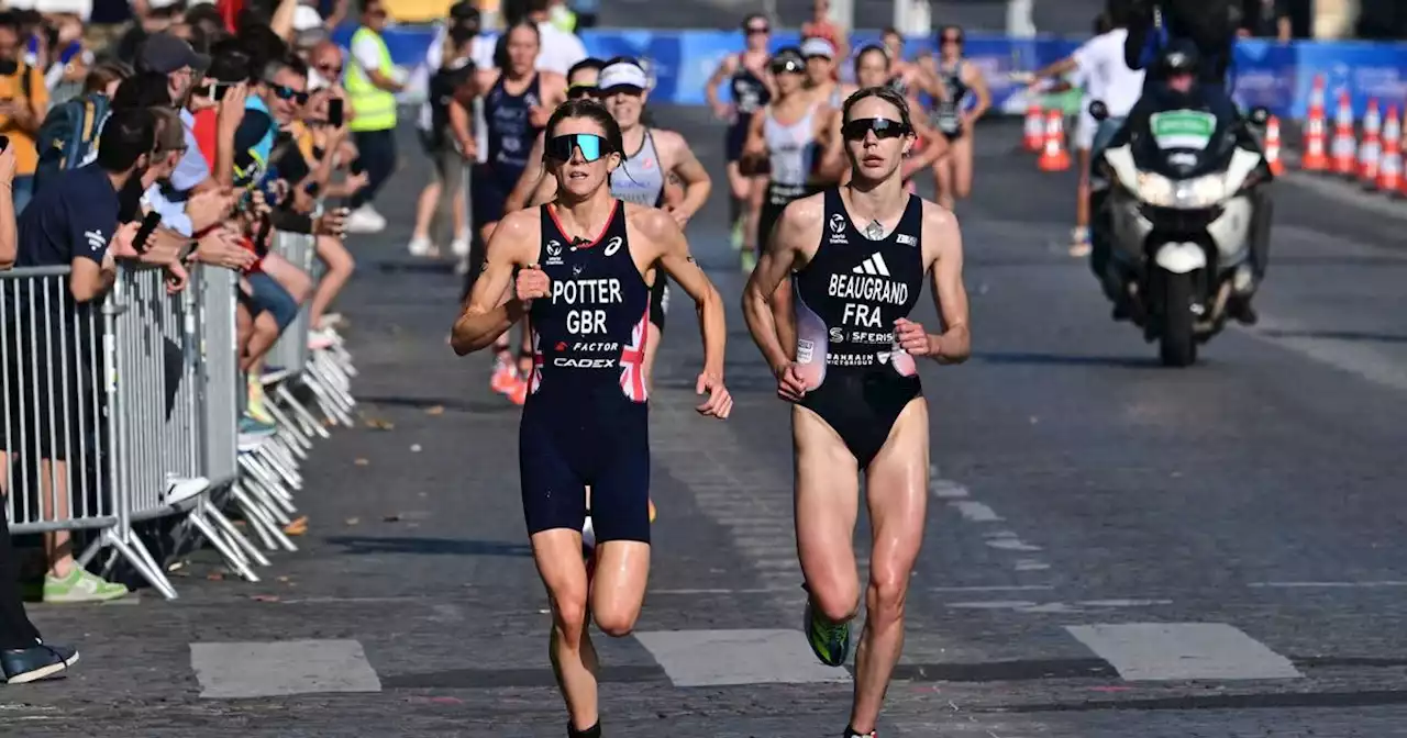 JO 2024 : juste devant Cassandre Beaugrand, la Britannique Beth Potter remporte le test-event de triathlon