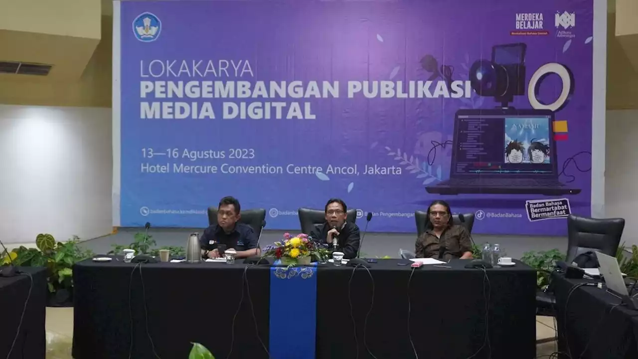 Badan Bahasa dan ATVI Gelar Lokakarya Media Digital untuk Belajar Membuat Siniar Menarik dari Ahlinya