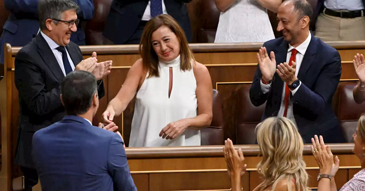 Espagne : la candidate du Parti socialiste de Pedro Sanchez, Francina Armengol, élue présidente du Congrès