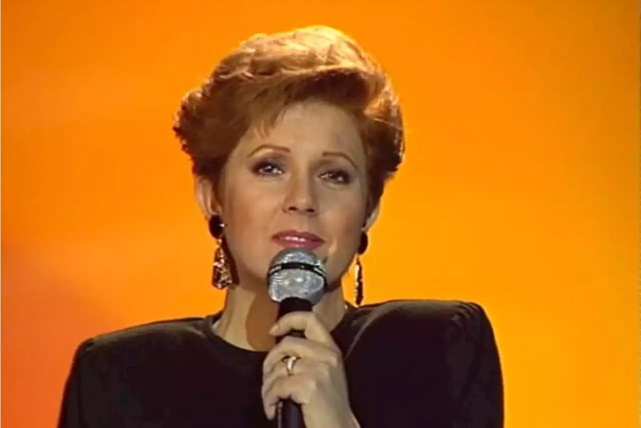 Orietta Berti canta 'Senza te' a 'Superclassifica Show' 1987