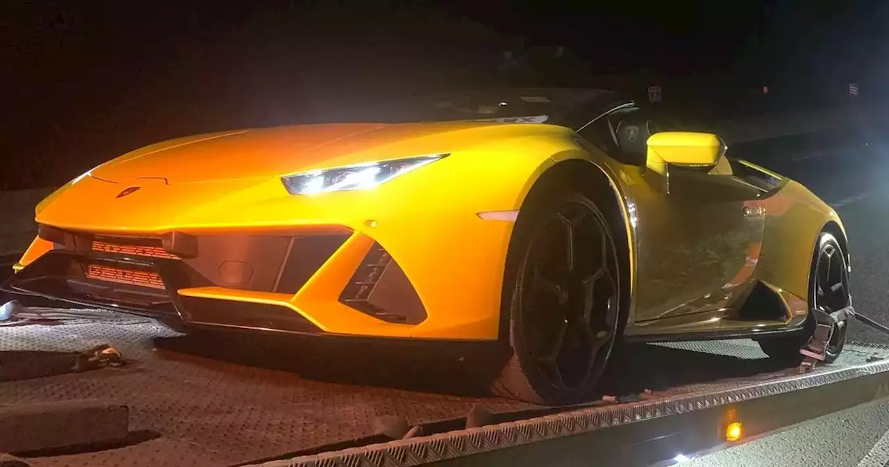 Newlywed caught 'racing groomsmen' in Lamborghini at 120mph on motorway