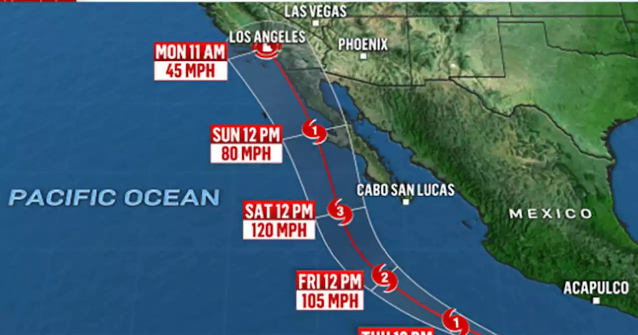 Tropical Storm Hilary expected to deluge Southern California with heavy rains