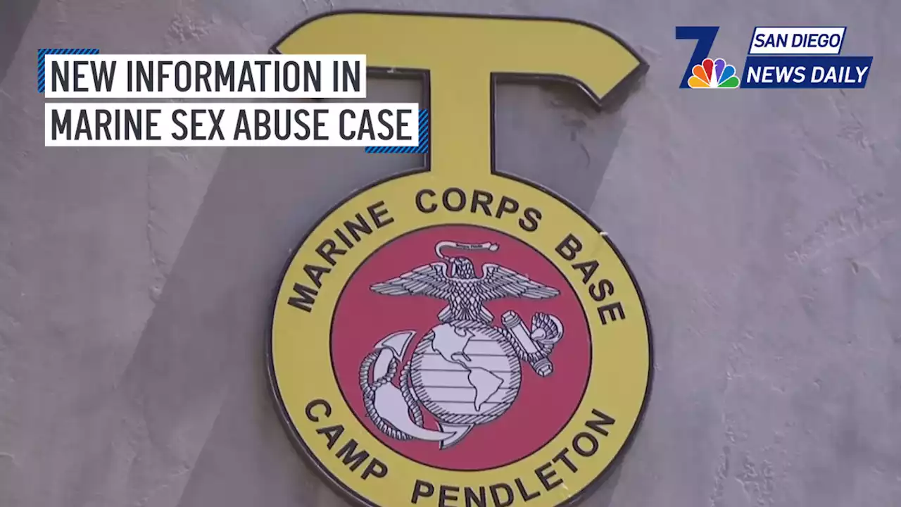 Camp Pendleton Marine to make initial appearance in sex abuse case Thursday