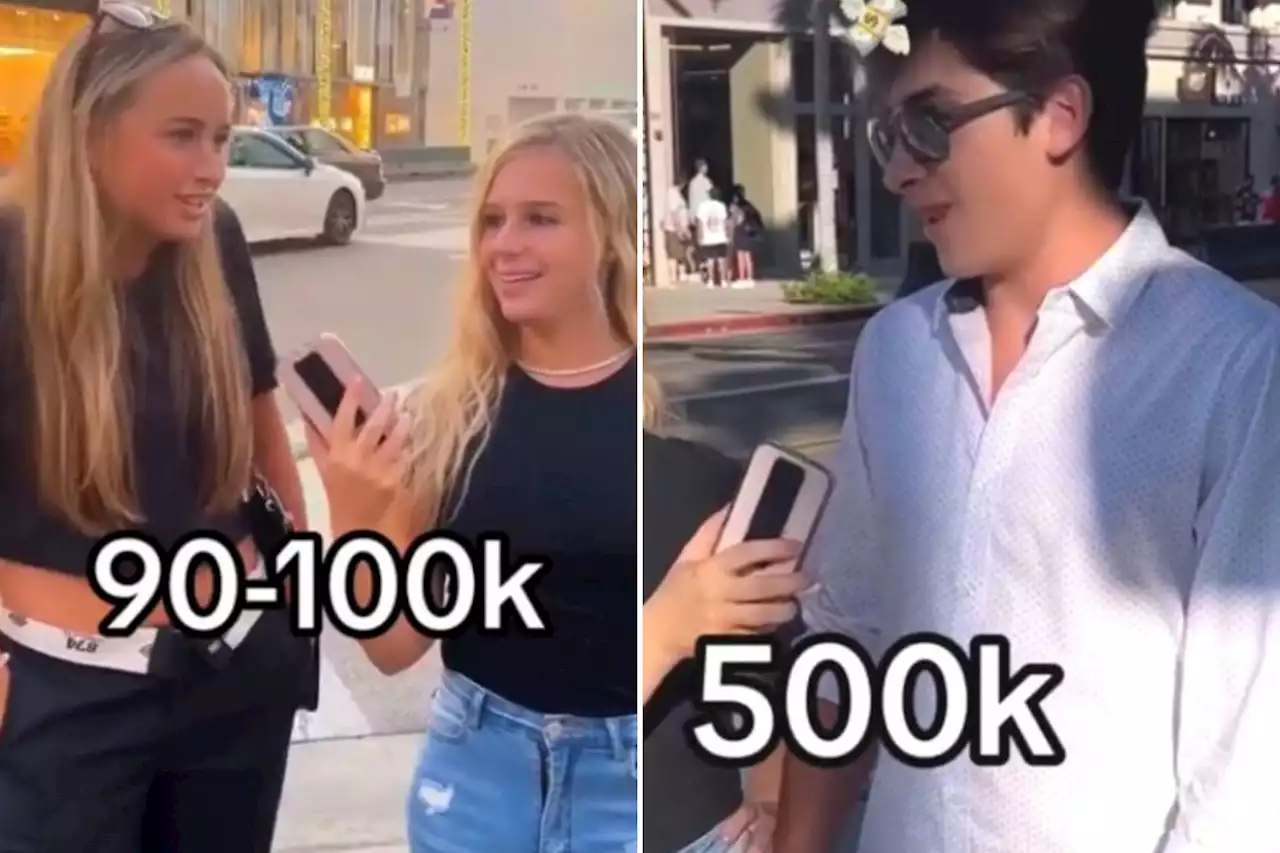 Beverly Hills Gen Zers ‘clueless’ to what average US salary is in ‘horrifying’ video: ‘Like half a million’