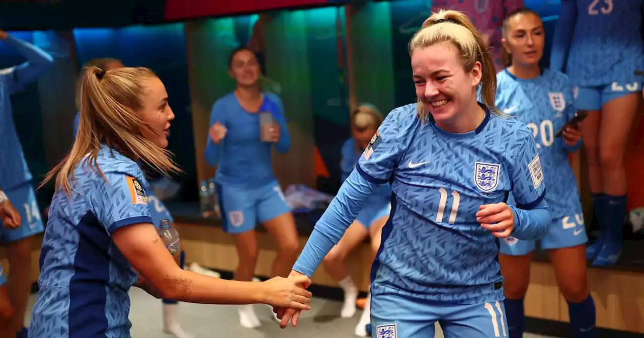 England Lionesses celebrations as they cosy up to partners and toast soft drinks