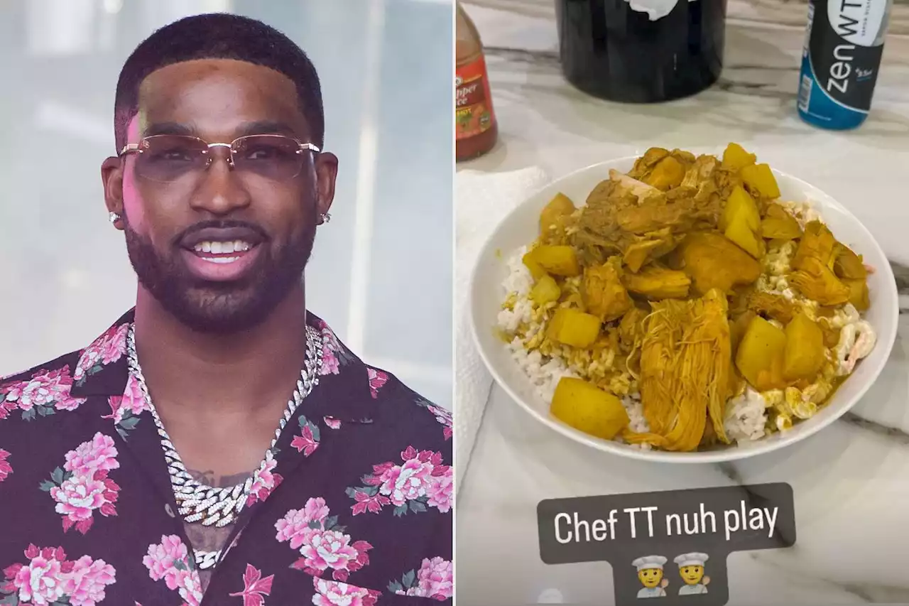 Tristan Thompson Says He's 'Chef TT' While Making Curry Chicken: 'We're Cooking Up'