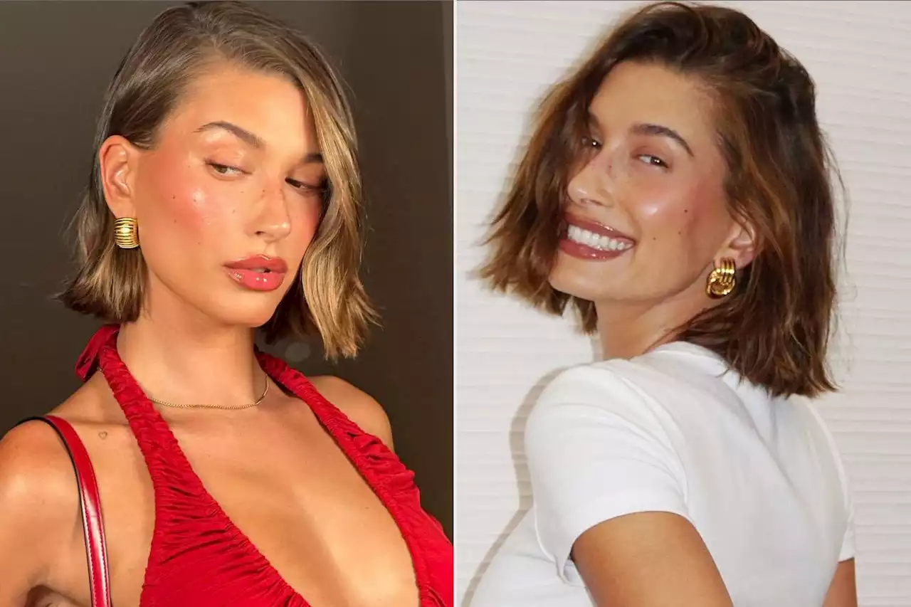 Hailey Bieber Debuts Darker 'Cinnamon Cookie Butter' Hair Color Just in Time for Fall