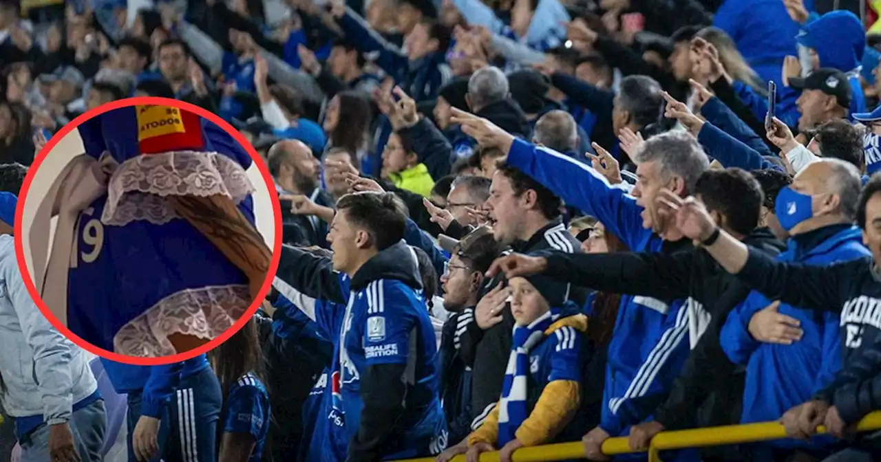 Hincha convirtió la camiseta de Millonarios en un vestido y abrió fuerte debate en las redes sociales