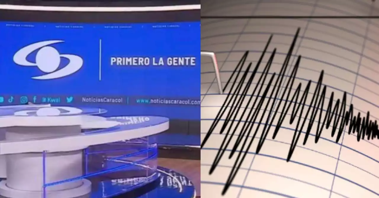 No se le dañó el televisor: La imagen de Noticias Caracol se congeló en pleno temblor