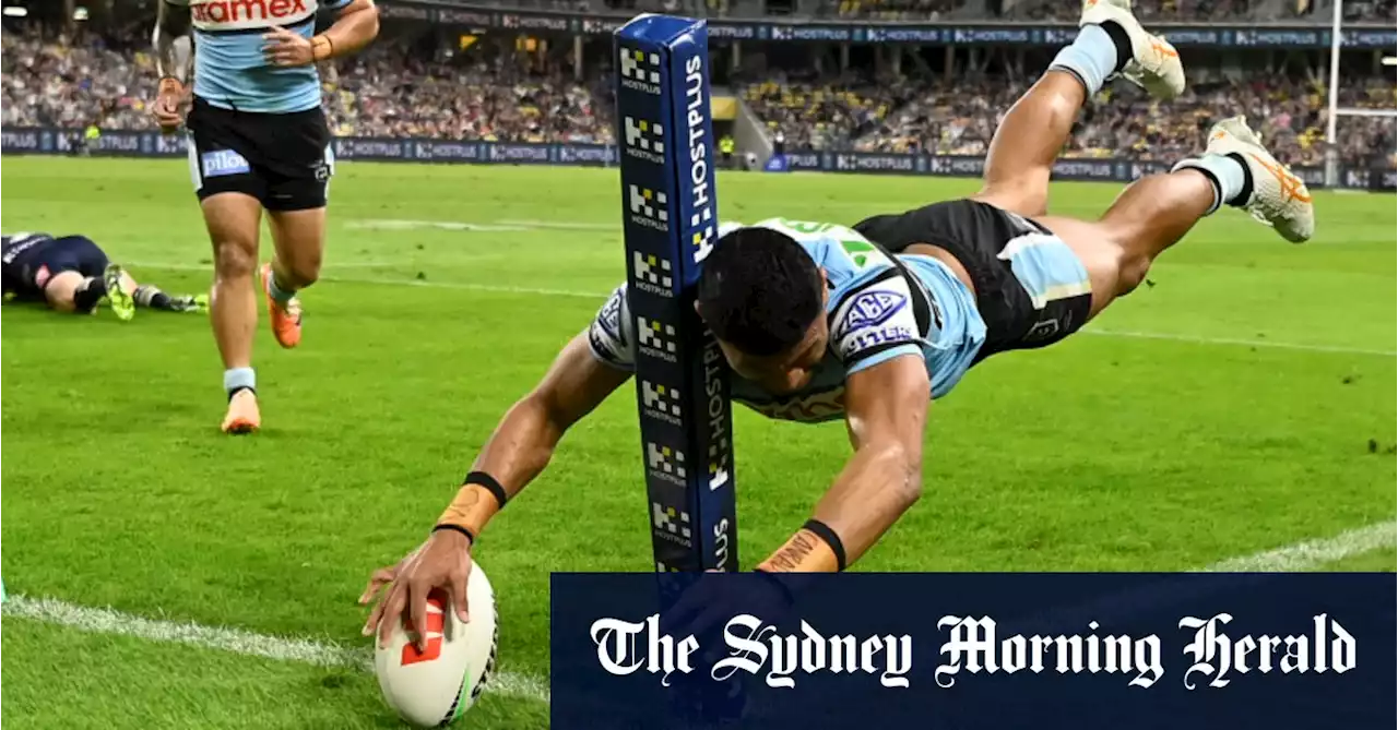 Sharks overpower Cowboys to keep top-four hopes alive