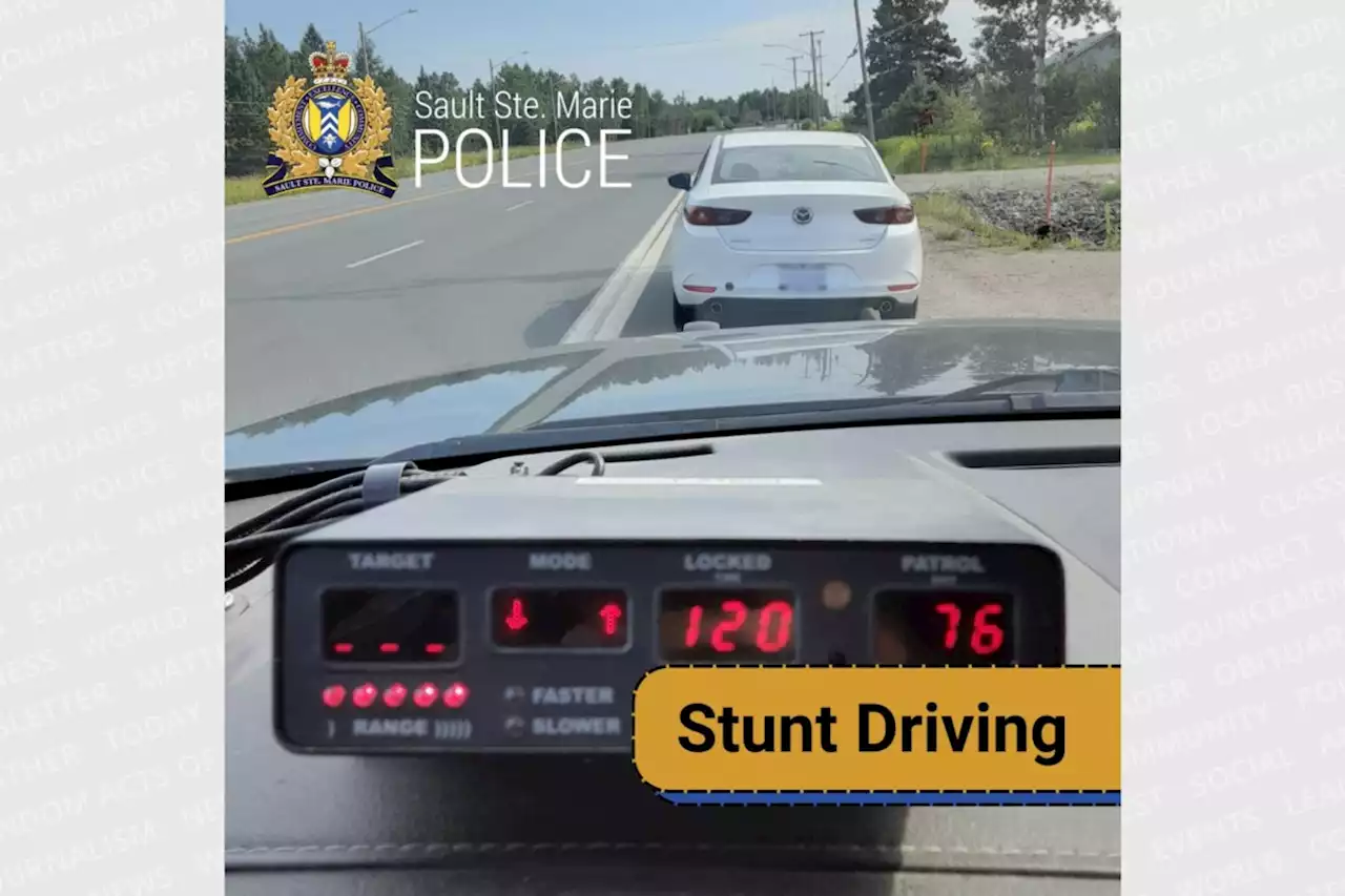 22-year-old clocked at twice the speed limit, charged with stunt driving